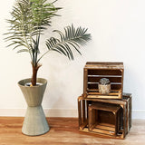 Modern Timber Craft Rustic Wooden Crates | Reclaimed Barnwood Nesting Crates | Barnwood Storage Boxes | Modern Farmhouse Box Crate (Large 20 x 15 x 12.5) Modern Timber Craft