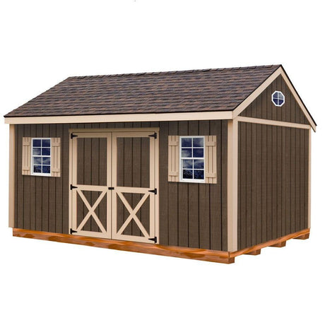 Best Barns Brookfield 12' X 16' Wood Shed Kit Best Nest Wellness