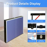 Generic Ping Pong Table Foldable & Portable Table Tennis Table Set for Indoor & Outdoor Games with Net, 2 Paddles and 3 Balls Generic