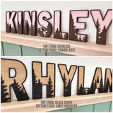 Personalized Wooden Name Sign for nursery, Wall letters Customized Name Sign Baby Room Decor, Baby Nursery Name Sign Wood Signs Personalized Baby Name Sign, Personalized Name Sign Wooden Baby Sign MONTOJOY