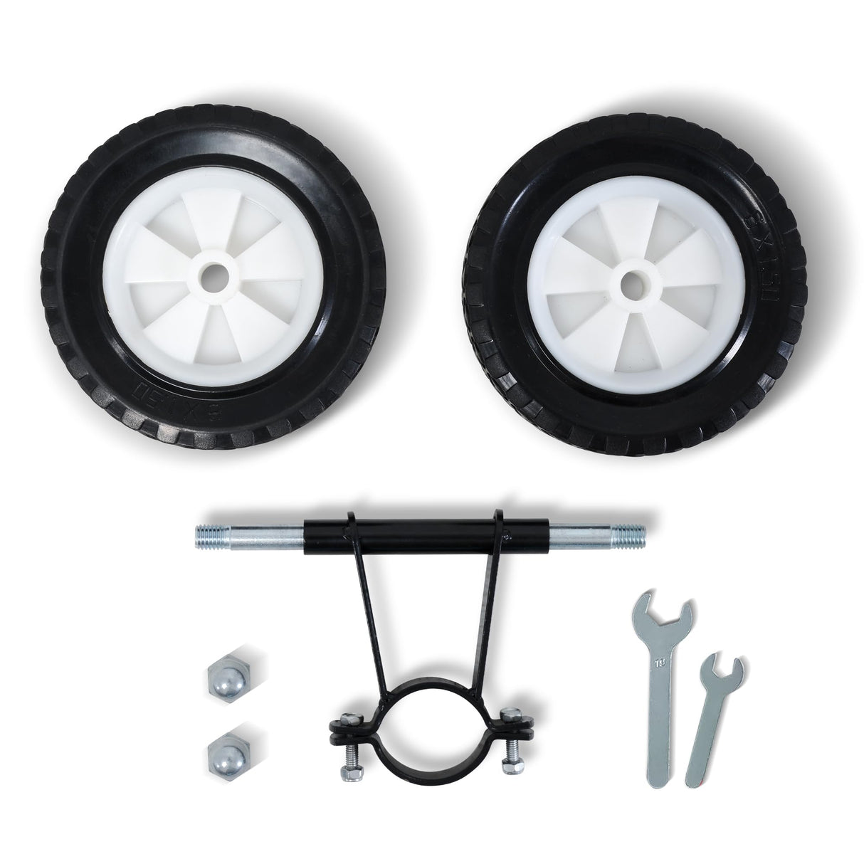 SUNCREAT Hammock Wheel Kit for Hammock Stand, Weather Resistant Portable Universal Stand Wheel for Outdoor Use, Black SUNCREAT