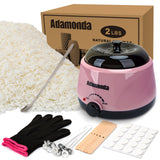 Adamonda Candle Making Kit Supplies for Adults Beginners with Wax Melter,2lbs Soy Wax Flakes Gloves Spoon Sticker Candle Wick,Natural Soy Waxs DIY Candle Making Kits for Starter Adamonda