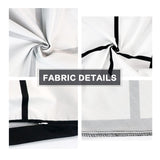 MAIKESUB 4 Pcs Sublimation Blank Lattice Pillow Cases Cushion Cover Throw Pillow Covers for Sublimation Printing 15.7 x 15.7 Inch with Invisible Zippers DIY No Pillow Insert 4 Panel MAIKESUB