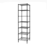 Finnhomy Heavy Duty 7 Tier Wire Shelving, 18x18x72 inches 7 Shelves Storage Rack with Thicken Steel Tube, Pantry Shelves for Storage, Adjustable Finnhomy
