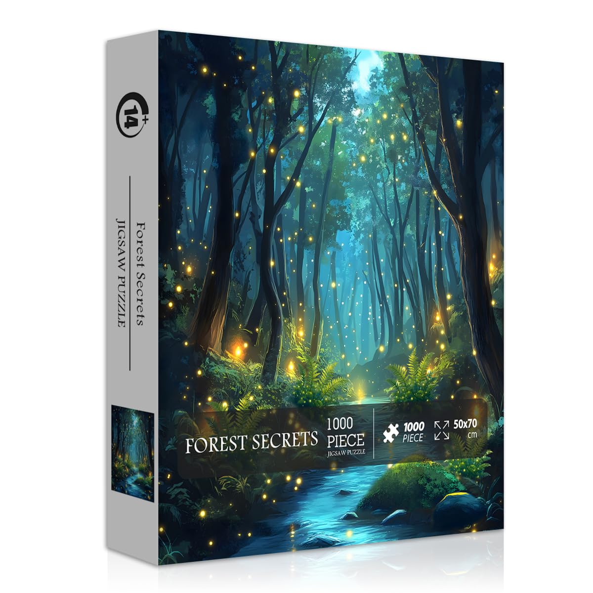 Impossible Puzzles for Adult 1000 Pieces, Magic Forest Fantasy Puzzle,Nature Difficult Challenging Jigsaw Puzzles PICKFORU