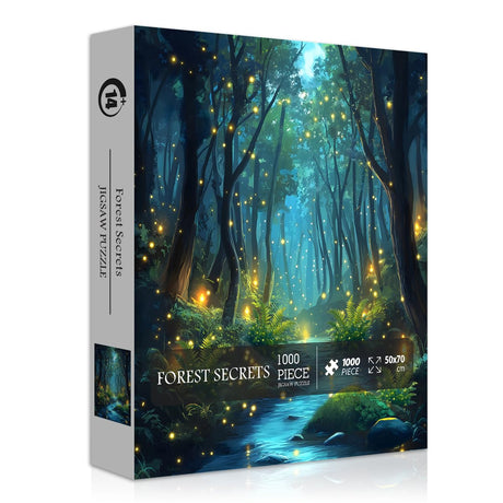 Impossible Puzzles for Adult 1000 Pieces, Magic Forest Fantasy Puzzle,Nature Difficult Challenging Jigsaw Puzzles PICKFORU