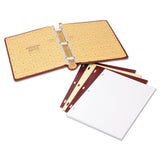 Wilson Jones Minute Book, Binder Only, Letter Size, 250 Page Capacity, Imitation Leather, Red (W396-11) Wilson Jones