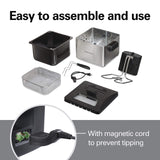 Hamilton Beach 35042 Professional Style Electric Deep Fryer, XL Frying Basket, Lid with View Window, 1800 Watts, 21 Cups / 5 Liters Oil Capacity, Stainless Steel Hamilton Beach