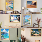 Diamond Art Frame 12x16 Inch - Diamond Painting Frames 30x40 cm Painting Suitable for 10x14in(25*35cm) Picture, Magnetic Diamond Frame, Suitabble Frames Painting for Wall Window Door - 6 Pack (Black) Majreey