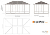 Sojag Korado 10 Ft. X 17 Ft. Solarium Sojag