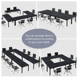 Tribesigns 78.74-Inch Conference Table Set of 2, 13FT Conference Room Table, Large Rectangle Meeting Seminar Table Set for 10-14 Person, Long Business Tables (Only Table) Tribesigns