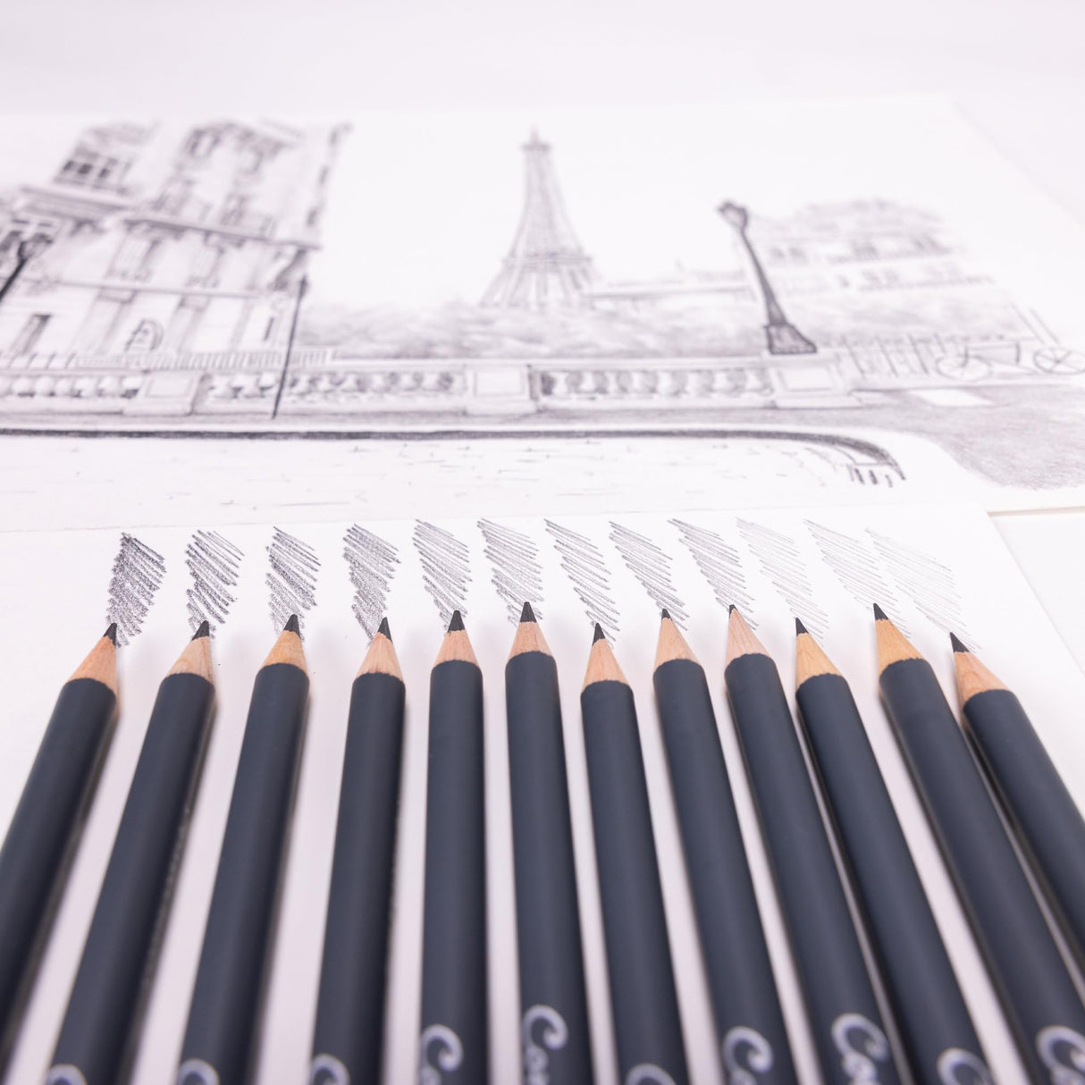 Conté à Paris 12 Count Assorted Graphite Pencil Drawing Set Conté à Paris