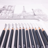 Conté à Paris 12 Count Assorted Graphite Pencil Drawing Set Conté à Paris