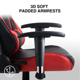 GTRACING Gaming Chair Racing Office Computer Ergonomic Video Game Chair Backrest and Seat Height Adjustable Swivel Recliner with Headrest and Lumbar Pillow Esports Chair (Red) GTRACING