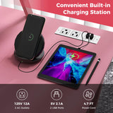 Tangkula L Shaped Gaming Desk with Power Outlets, Small Gaming Computer Desk 39inch with Storage Shelf, Corner Desk with Carbon Fiber Texture, Gamer Desk Gaming Table (Pink) Tangkula