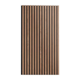 VEVOR Wood Slat Acoustic Panels, 23.6 x 47.2 in, 4-Piece MDF Accent Wooden Wall Panels, Faux Wood Wall Board Panels for Modern Interior Decor and Noise Reduction, Walnut VEVOR