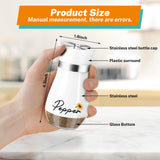 Sunflower Salt and Pepper Shakers Set - 4oz Farmhouse Cute Kitchen Decor and Accessories Sunflower Gifts for Salt Shakers Glass Cooking Table,Housewarming,Thanksgiving,Christmas Arrozon