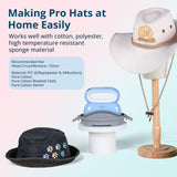 HTVRONT Hat Press Machine - Hat Heat Press for Sublimation Paper, HTV and DIY Projects - Hat Press Heat Machine for Caps, Hat, Topee and Beret HTVRONT