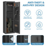 Dawmilon 10-12 Gun Safe - Gun Cabinets for Rifles and Shotguns, Large Rifle Safe for Home - Quick Access Gun Safe with Adjustable Shelves Dawmilon
