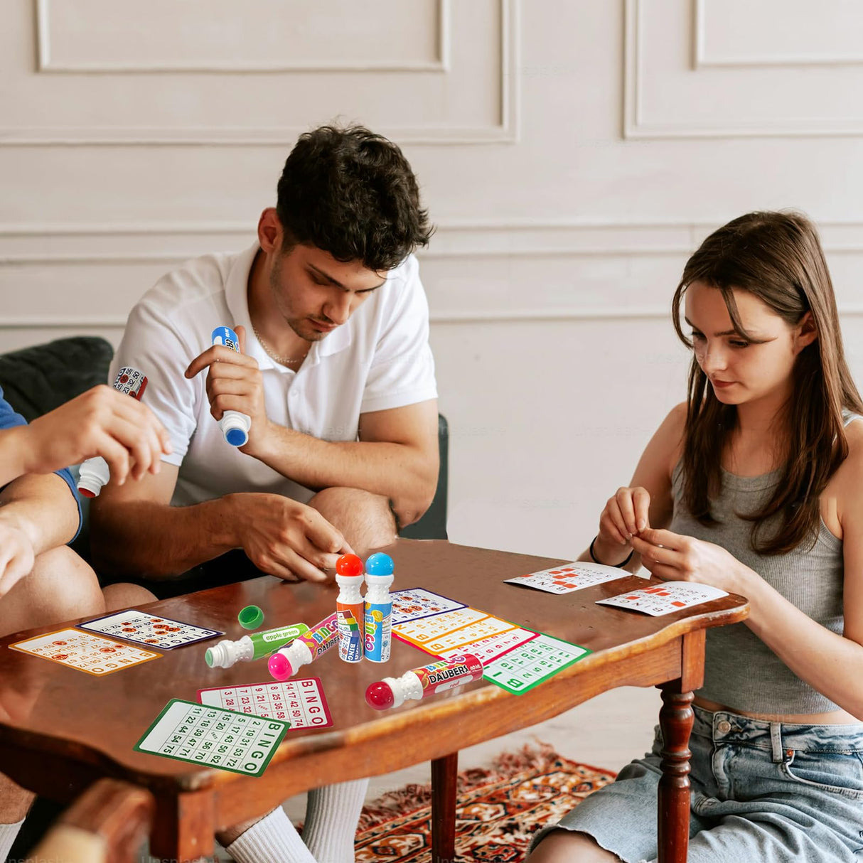 Yuanhe Bingo Daubers Dot Markers - Mixed Colors Set of 24 Pack-12Colors Yuanhe