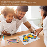Uniquilling Quilling Paper Quilling Kit for Adults Beginner, 8 * 10-inch Blue Butterfly, Exquisite DIY Paper Filigree Painting Kits Quilling Tools, Home Room Wall Art Decor Best Gifts(Basic) Uniquilling