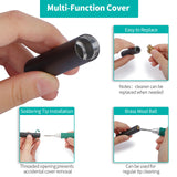 YIHUA 928D-IV Soldering Iron Pen Kit DC 65W Support PD QC, Type C Portable Soldering Station with 3 Tips, Solder Wire, Protective Cap YIHUA