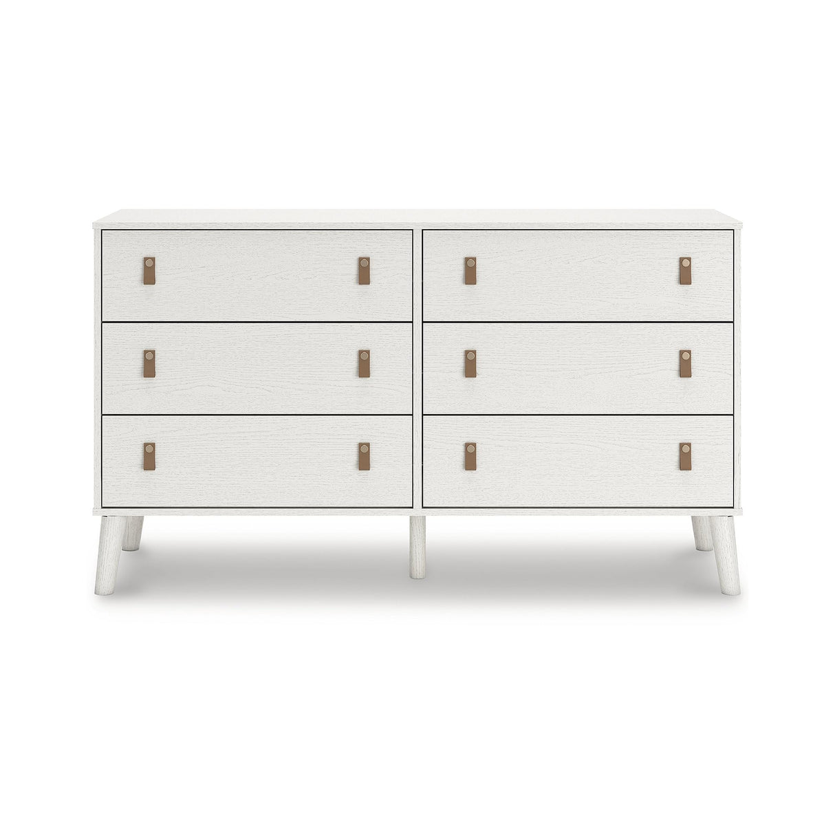 Signature Design by Ashley Aprilyn Farmhouse 6 Drawer Dresser, Whitewash Signature Design by Ashley