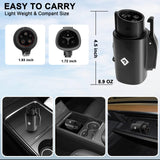 EVCUBNB Tesla to J1772 Adapter, for All J1772 EV, 80A 250V Max, Portable and Outdoor EV Adapter, for Tesla High Powered Connectors, Destination Charger, Mobile Charger, Wall Charger, (Black) EVCUBNB