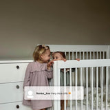 Delta Children Brooks 6-in-1 Convertible Crib - Greenguard Gold Certified, Bianca White Delta Children