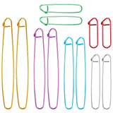 12 PCS Knitting Stitch Holder 6 Size Aluminum Yarn Stitch Holders Stitch Markers for Crocheting Practical Knitting Crochet Tools for Knitting Notions or Crochet Sliverdew