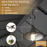 Kurapika 12' x 20' Hardtop Outdoor Metal Gazebo with Galvanized Steel Double Roof Canopy, Curtain and Netting, Aluminum Permanent Pavilion Gazebo, Navy Blue Kurapika