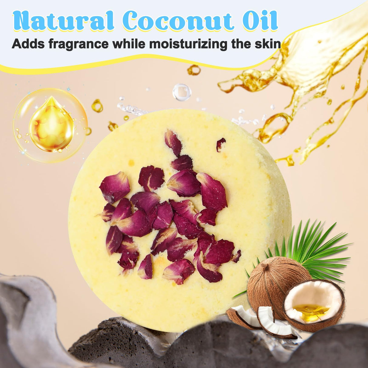 JUYRLE Bath Bomb Making Kit- 49Pcs DIY Bath Bomb Kit for Aldult, Make Your Own Shower Bombs, Spa Craft Kits with Bath Bomb Press, Molds, Bath & Bathing Making Supplies Gifts for Mom Women JUYRLE