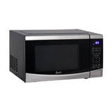Avanti MT09V3S Microwave Oven 900-Watts Compact with 10 Power Levels and 6 Pre Cooking Settings, Speed Defrost, Electronic Control Panel and Glass Turntable, 0.9 cubic feet, Metallic Avanti