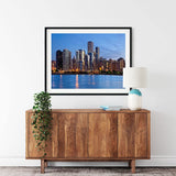 Diamond Painting Adult Painting Kits Chicago Chicago Skyline of The Downtown Skyline at Dusk Home Bedroom Living Room Art Wall Decoration 12"x16" Puzzle art