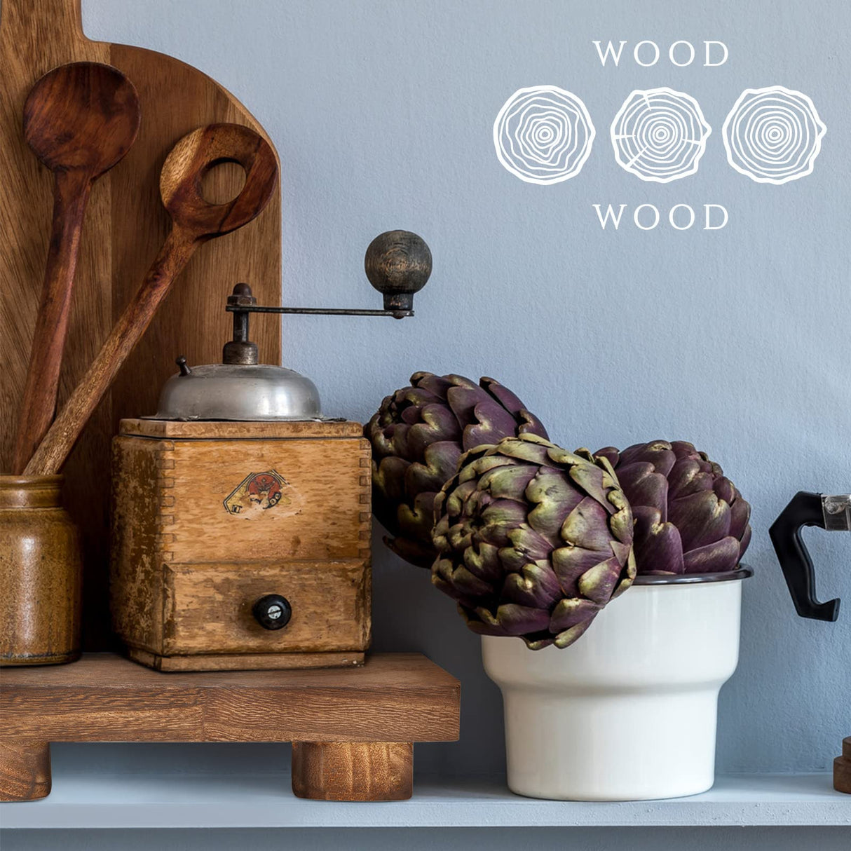 Honeydak Wood Pedestal Riser Tray Soap Dispenser Stand for Kitchen Sink Counter Wooden Holder for Bottles Plant Makeup Tissues Candles Guest Towels Vanity Plate Jewelry Soap Decor(Brown) Honeydak