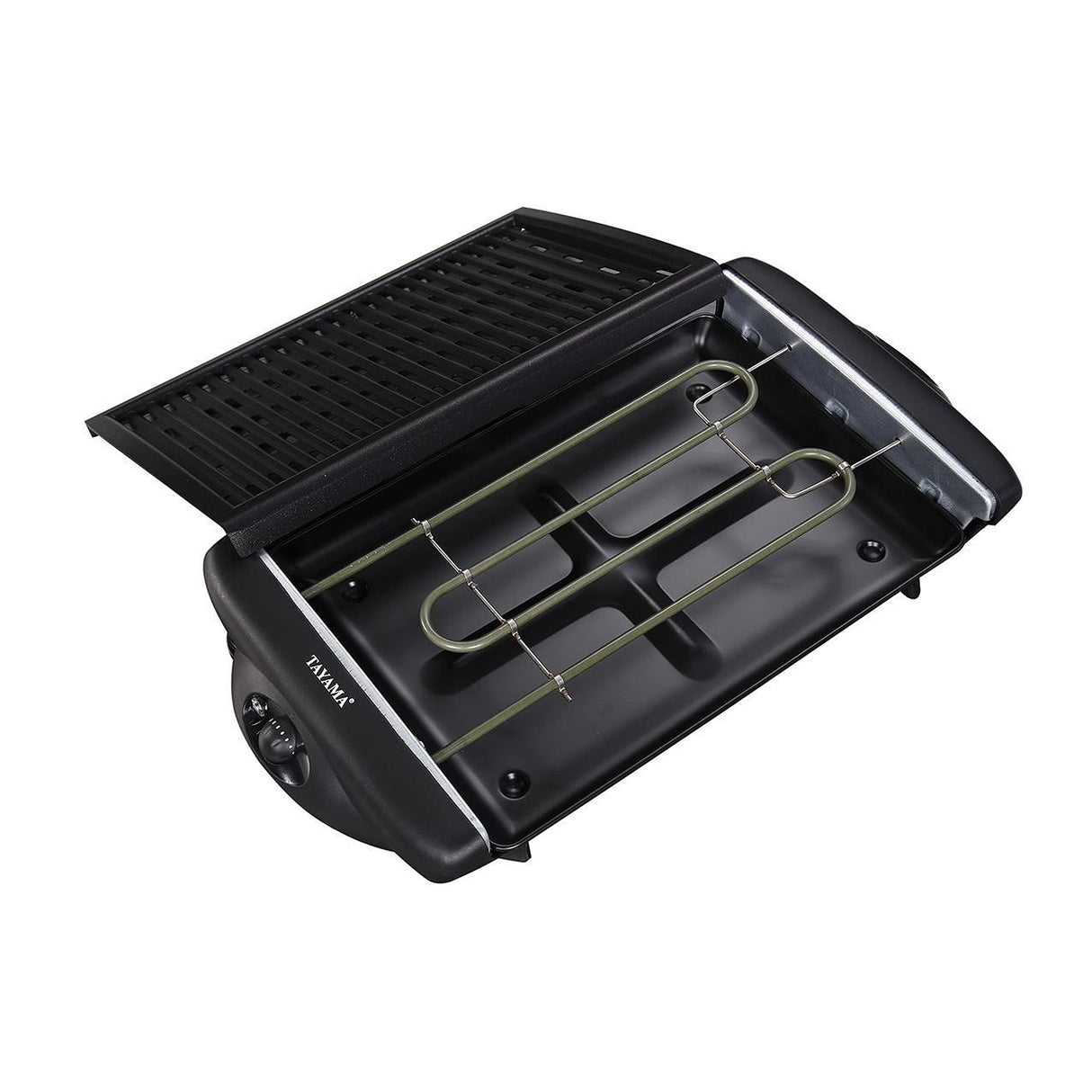 Tayama TG-868XL Smokeless Non-Stick Indoor Electric Grill, Extra Large, Black TAYAMA
