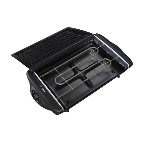 Tayama TG-868XL Smokeless Non-Stick Indoor Electric Grill, Extra Large, Black TAYAMA