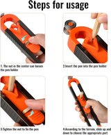 Gauge Shape Outline Tool, Contour Gauge Profile Tool with Lock, Measuring Tools Shape Duplicator for Woodworking - 10 Inch & 6 Inch (6+10 inch HBTJCZXL