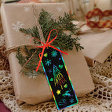 PEASUG Scratch Art, 40 Sets 5 Styles Scratch Art for Kids, Rainbow Scratch Paper Art Sets, Magic Black Scratch Off Paper Eid Bookmarks Gifts for Kids, DIY Art Craft Party Favors Easter Crafts PEASUG