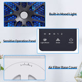 AROEVE Air Purifiers for Bedroom Air Purifier With Aromatherapy Function For Pet Smoke Pollen Dander Hair Smell 20dB Air Cleaner For Bedroom Office Living Room, MK06- White(Available for California) AROEVE