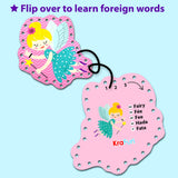 KRAFUN Beginner Unicorn My First Lacing Card Kit for Kids Arts & Crafts, 5 Easy Princess Lacing Projects, Paper Art Craft Cards for Toddlers, Fine Motor Preschool Skills Toys KRAFUN