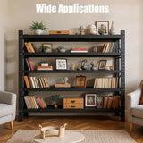 2000LBS Garage Shelving 59" W Heavy Duty Storage Shelves, 4 Tier Industrial Adjustable Metal Shelves, Shelving Units for Garages, Warehouses Generic