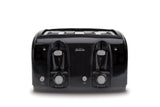 Sunbeam Wide Slot 4-Slice Toaster, Black (003911-100-000) Sunbeam