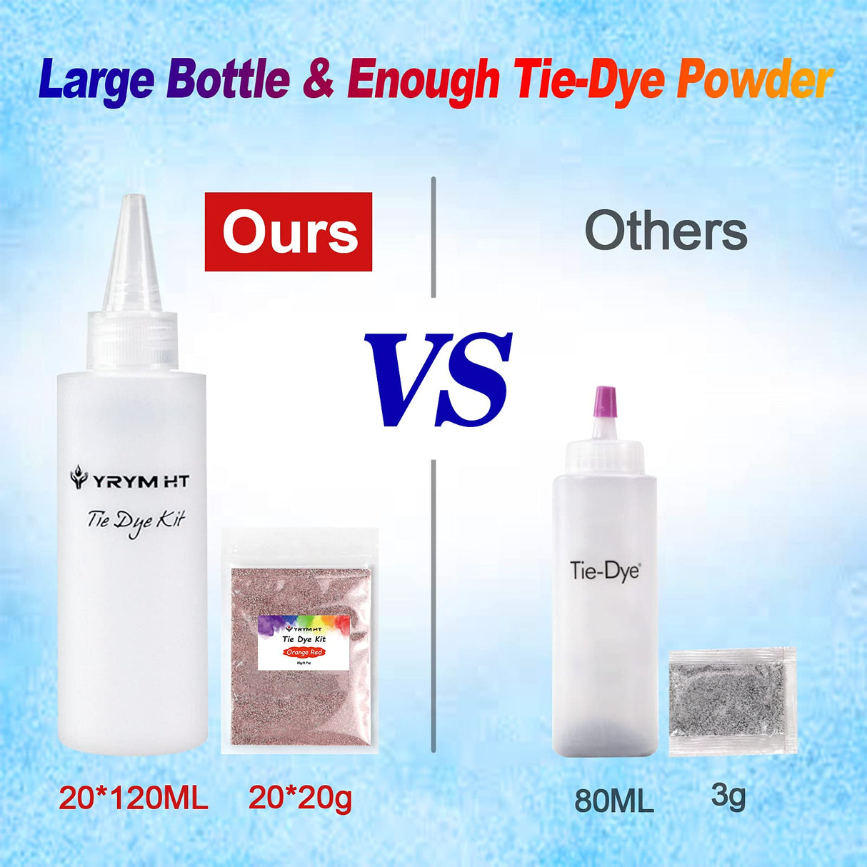 Large Tie Dye Kit for Kids and Adults - 239 Pack Permanent Tie Dye Kits for Clothing Craft Fabric Textile Party Group Handmade Project (Dye up to 60 Medium Adults T-Shirts!) YRYM HT