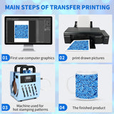 MAIKESUB Mug Press Upgrade Mug Heat Press Machine for 10oz-15oz Coffee Mugs 16oz Skinny Straight Cups, Handheld Lightweight Mug Press Sublimation Machine Cup Heat Press Mini Tumbler Press MAIKESUB