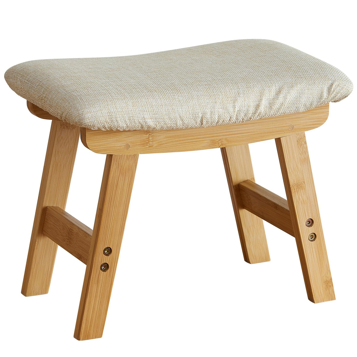 viewcare Foot Stools Ottoman, Small Foot Stool Ottoman, and Footstool, Wooden Foot Stool, Sofa Footrest Extra Seating for Living Room Entryway Office viewcare