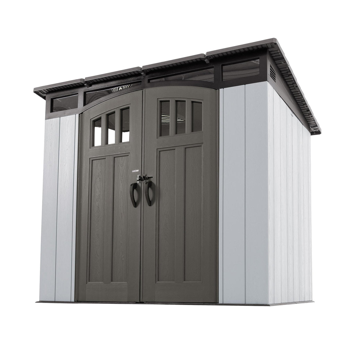 Lifetime Modern Outdoor Storage Shed, 8 x 5 Foot, Gray Lifetime