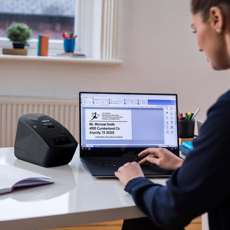 Brother Economic Desktop Monochrome Label Printer QL-600, QL600, 2.4" Label Width Brother