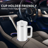 MURRICON 40 oz Tumbler with Handle and Straw,Stainless Steel Sublimation Tumblers with Handle,Vacuum Insulated Travel Mug with Lid,for Coffee and Beverages,4 Pack MURRICON