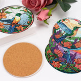 mrpwnle 8 PCS Diamond Painting Art Coaster Set with Holder Diamond Art Coasters DIY Hummingbird Diamond Painting Coasters Kit for Adults Beginners Bird Diamond Art Coasters Crafts Supplies mrpwnle